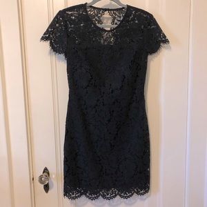 NWT Banana Republic Factory Black Lace Dress